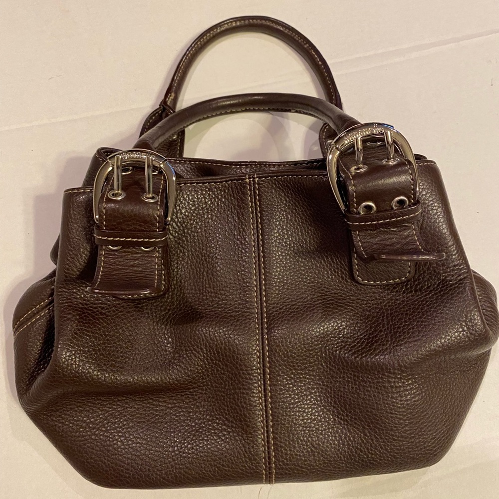 Tignanello Brown Leather Perfect 10 French Tote